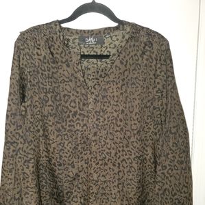 Kardashian Kollection Animal Print blouse